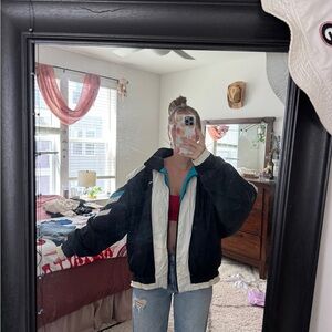 Vintage Ellesse Reversible Bomber Jacket